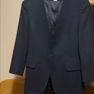 Jones New York Black Petite 100% Wool blazer